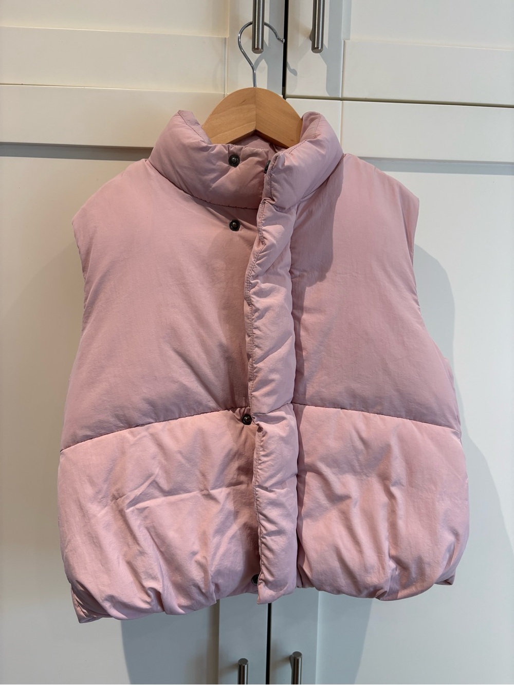 Zara Blush Pink Puffer Vest size 5/6 - please see description notes